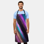 Bright abstract mosaic multicolored background wit エプロン (着用した状態)