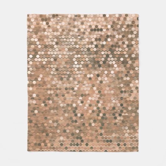 Bright abstract mosaic vintage background with glo フリースブランケット (正面)