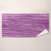 Bright abstract pink background with glitter バスタオル (バスタオル)