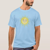 Bright Abstract Sun Art Tシャツ (正面)
