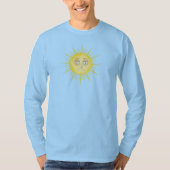 Bright Abstract Sun Art Tシャツ (正面)