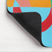 Bright Abstract Treble Clef Mousepad マウスパッド (コーナー)