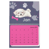 Bright & Adorable Puppy Art Calendar カレンダー (1月 2027)