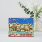 Bright Alaska Vintage Postcard  ポストカード (スタンド正面)