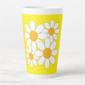 Bright and Bold Daisy カフェラテマグ (正面)