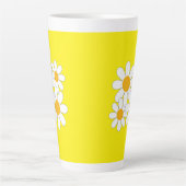 Bright and Bold Daisy カフェラテマグ (正面)