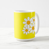 Bright and Bold Daisy コーヒーマグカップ (正面右)