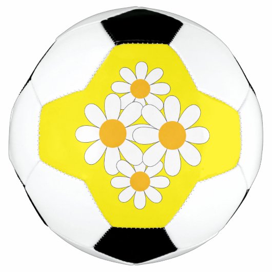 Bright and Bold Daisy サッカーボール (正面)