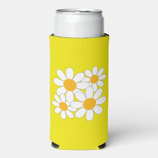Bright and Bold Daisy スリム缶クーラー (Seltzer正面)