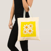 Bright and Bold Daisy トートバッグ (正面(商品))