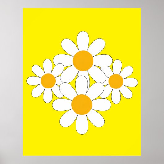 Bright and Bold Daisy ポスター (正面)