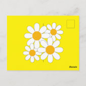 Bright and Bold Daisy ポストカード (裏面)