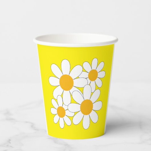 Bright and Bold Daisy 紙コップ (裏面)