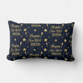 Bright and Cheerful Holiday Vibes Throw -New Year ランバークッション (正面)