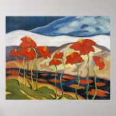 Bright and Cheerful, Landscape with Flowers, ポスター (正面)