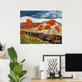 Bright and Cheerful, Landscape with Flowers, ポスター (ホームオフィス)