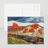 Bright and Cheerful, Landscape with Flowers, ポストカード (正面/裏面)