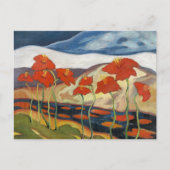 Bright and Cheerful, Landscape with Flowers, ポストカード (正面)