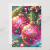 Bright and Colorful Christmas Party Invitation 招待状 (裏面)
