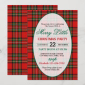 Bright and Colorful Christmas Party Invitation 招待状 (正面/裏面)