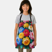 Bright and colorful roses エプロン (インサイチュ)