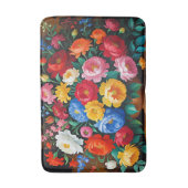 Bright and colorful roses バスマット (正面縦)