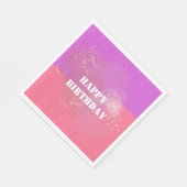 bright and gradient romantic pink background スタンダードランチョンナプキン (角)