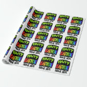 Bright and Happy Birtgday Wrapping Paper ラッピングペーパー (アンロールド)