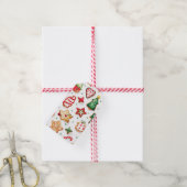 Bright and Joyful Holiday Cookies ギフトタグ (より糸付き)