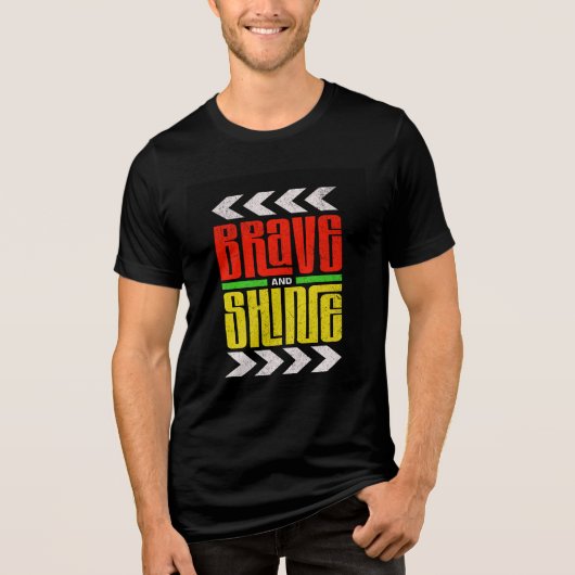 Bright and Shine トライブレンドTシャツ (正面)
