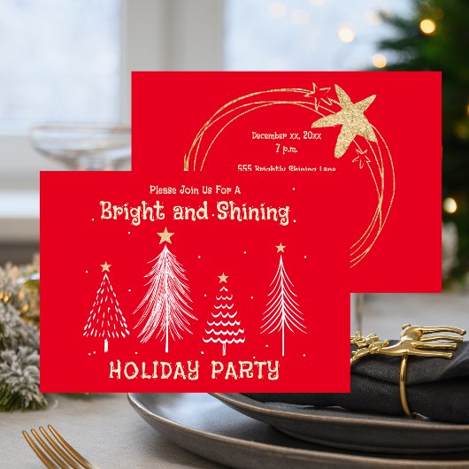 Bright and Shining Christmas Holiday Party  シーズンカード