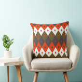 Bright and Vivid Rhombus Pattern Throw Pillow クッション (椅子)
