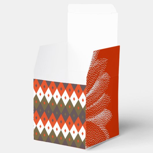 Bright and Vivid Rhombus Pattern Throw Pillow フェイバーボックス (オープン)