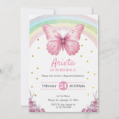 Bright and whimsical birthday Invitation 招待状 (正面)