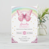 Bright and whimsical birthday Invitation 招待状 (スタンド正面)