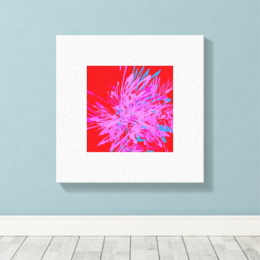 Bright Artistic Design キャンバスプリント (インサイチュ (ウッドフロア))
