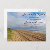 Bright Beachy日付を保存 案内ポストカード (正面/裏面)