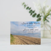 Bright Beachy日付を保存 案内ポストカード (スタンド正面)