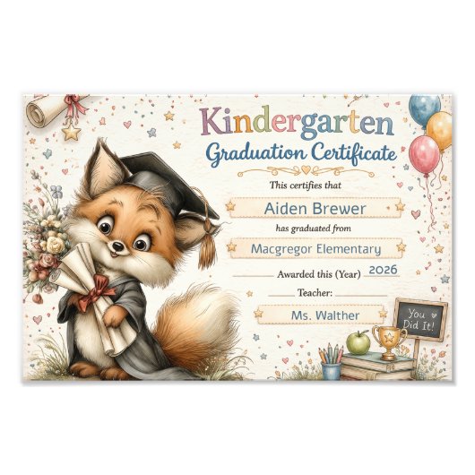 Bright Beginnings Celebration フォトプリント (正面)