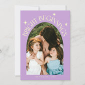 Bright Beginnings Lemon Wisteria Arch New Years シーズンカード (正面)