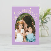 Bright Beginnings Lemon Wisteria Arch New Years シーズンカード (スタンド正面)