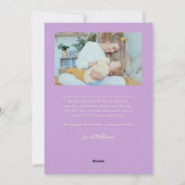 Bright Beginnings Lemon Wisteria Arch New Years シーズンカード (裏面)