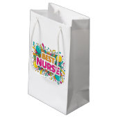 Bright Best Nurse Gift Bag スモールペーパーバッグ (裏面アングル)