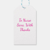 Bright Best Nurse Gift Tag ギフトタグ (裏面)