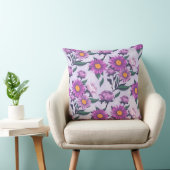 Bright Bloom Accent Pillow クッション (椅子)