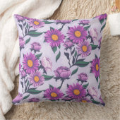 Bright Bloom Accent Pillow クッション (ブランケット)