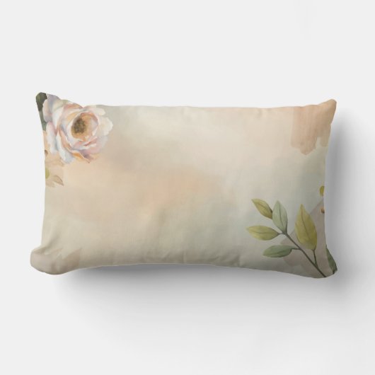 Bright Bloom Accent Pillow ランバークッション (正面)