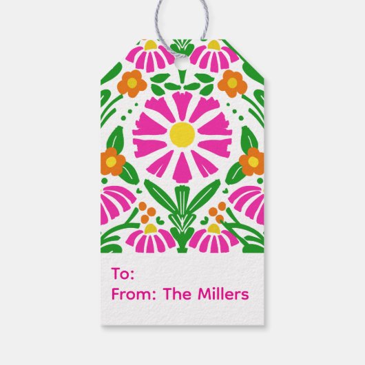 Bright Blooms Birthday Cheer! ギフトタグ (裏面)