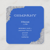 Bright Blue抽象芸術名刺 スクエア名刺 (正面)