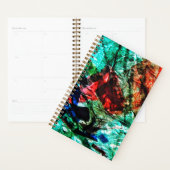 Bright blue abstract planner,Blue bright dazzling  プランナー手帳 (ディスプレー)